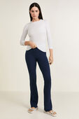 Ribbed Merino Wool-Blend Pant